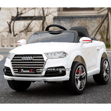 Детский электромобиль M 3179 EBLR-1, кожаное сиденье, белый